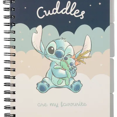 Kołozeszyt B5 96k Kratka Disney Stitch Przekładki /Beniamin