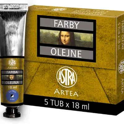 Farba Olejna 18ml Tubka Błękit Kobaltowy /Astra
