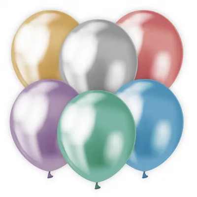 Balony Beauty&Charm, platynowe mix 12"/ 7 szt. /GoDan