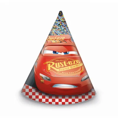 Czapeczki papierowe "Cars 3", 6 szt. /GoDan