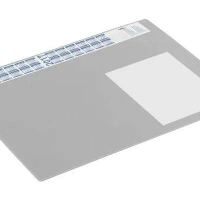 Podkładka Na Biurko z Przezroczystą Okładką i Kalendarzem 520x650mm Szara /Durable 720510