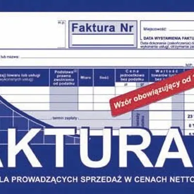 Faktura Netto 1/3 A4 Oryg.+1k Poziom 105-8E /MiP