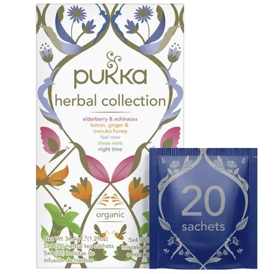 Herbata Pukka Herbal Collection 20 Kopert