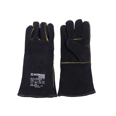 Rękawice Robocze Donau Safety Spawalnicze Mig Skóra Bydlęca Rozm. 10/XL Czarne /DONAU SAFETY