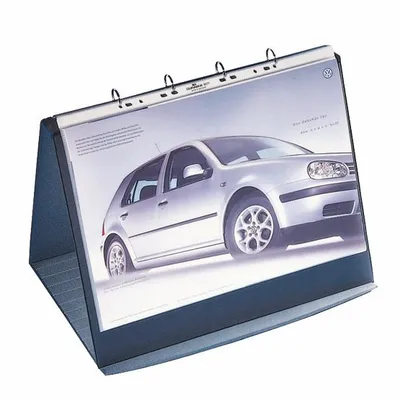 Flipchart Stołowy Durastar A3 Poziomy 10 Kieszeni Bazaltowy /Durable 856939