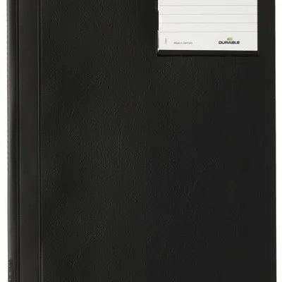 Skoroszyt A4+ PVC Opaque Nieprzezroczysty 200 Kartek Czarny /Durable 250001