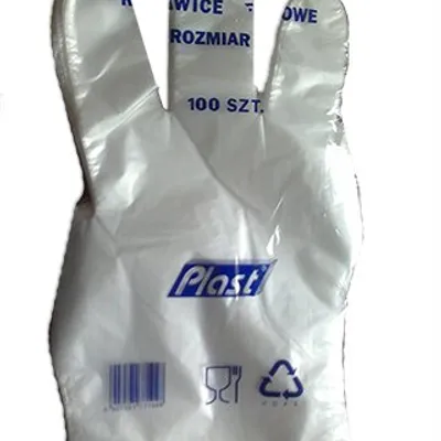 Rękawice Foliowe HDPE A'100 L /Plast