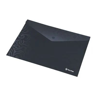 Koperta A4 PP Tai Chi Zatrzask Czarna /Panta Plast
