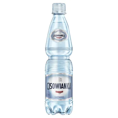 WODA CISOWIANKA, GAZOWANA, BUT. PLA 0,5L