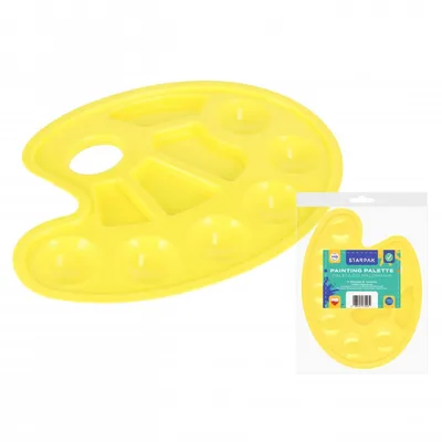 Paleta Malarska Owal Pastel Żółta /Starpak