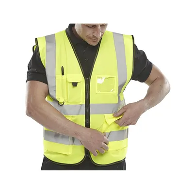 Kamizelka Ostrzegawcza Beeswift Executive Rozm. 4XL Żółta /BEESWIFT
