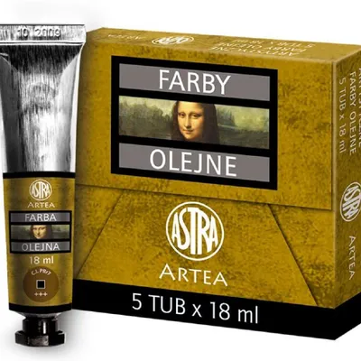 Farba Olejna 18ml Tubka Siena Palona /Astra