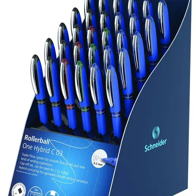 Display Piór Kulkowych Schneider 30 X One Hybrid C 03 mm Miks Kolorów