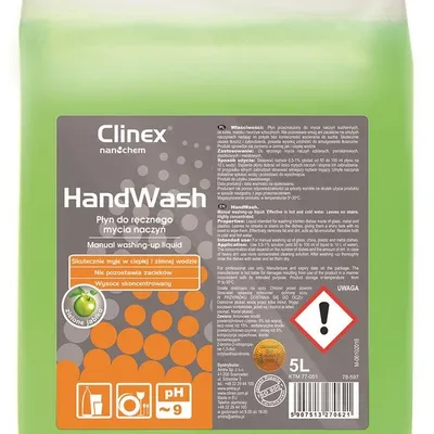 Płyn Clinex Hand Wash 5L 77-051 Do Ręcznego Mycia Naczyń