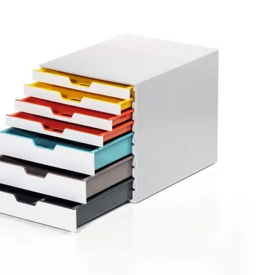 Pojemnik z 7 Kolorowymi Szufladkami VariColor / Durable 762727