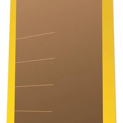 Clipboard Donau Life Karton A4 Z Klipsem Żółty
