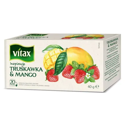 Herbata Vitax Inspirations Truskawka I Mango 20 Torebek