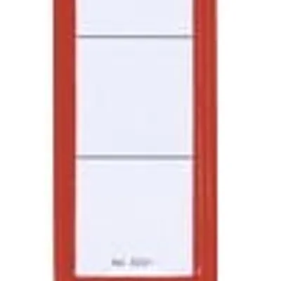 Samoprzylepna Kieszonka/Etykieta na Segregator Ordofix 40x390mm 10szt. Czerwona /Durable 809103