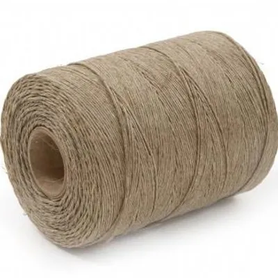 Sznurek/Nici Lniane Nabłyszczane 0,25kg Szary /Linotech