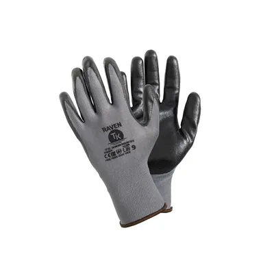 Rękawice Raven TK Montażowe Rozm. 8 Szare /TK Gloves