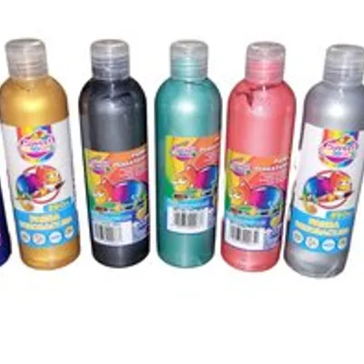 Farby Plakatowe 6 kol. 250ml Mix Metaliczne Sweet Colours / Otocki