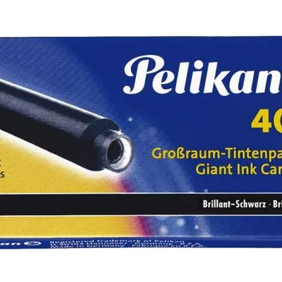 Naboje Pelikan 4001 Długie 5szt. Czarne