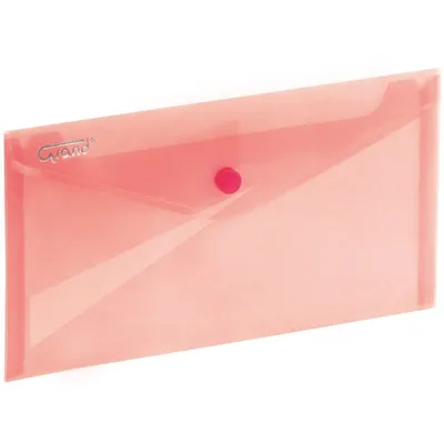 Koperta na zatrzask ZP-046-DL 225x124mm Czerwona /Grand