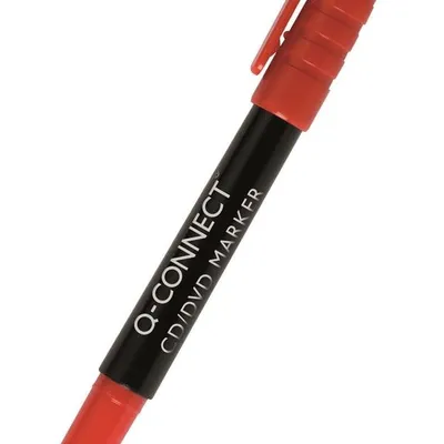 Marker Do Płyt Cd/Dvd Q-Connect 1mm (Linia) Czerwony