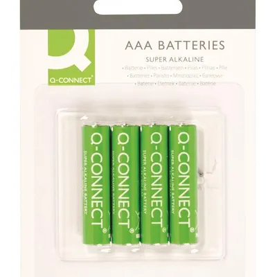 Baterie Super-Alkaliczne Q-Connect Aaa Lr03 15V 4Szt.