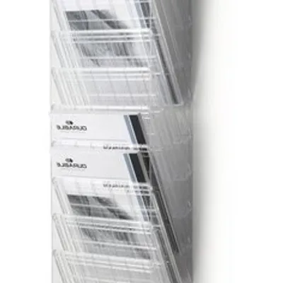 Pojemniki Na Dokumenty FlexiBoxx A4 Pionowe 12szt. Przezroczyste /Durable 1709763400