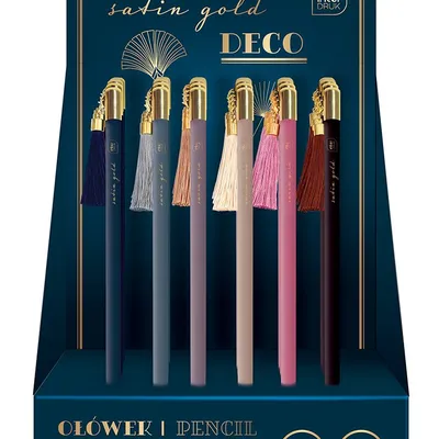 Ołówek Z Zaw. Deco Satin Gold /Interdruk