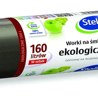 Worki Na Śmieci 160L A'10 Czarne /Stella