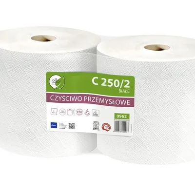 Czyściwo C250/2 Białe 2-warstwowe Makulatura ( 2szt. ) /Elis