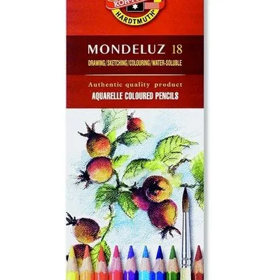 Kredki Akwarelowe Mondeluz 18 kol. 3717 /Koh-I-Noor