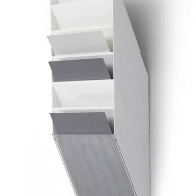 Pojemniki Na Dokumenty FlexiBoxx A4 Pionowe 6szt. Białe /Durable 1709760010