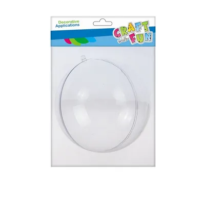 Bombka Plastikowa 6cm 4szt. Boże Narodzenie /Craft With Fun