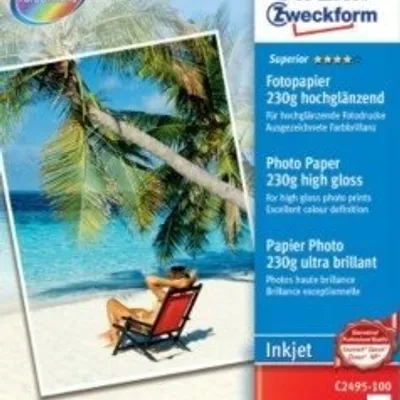Papier Fotograficzny Premium Mega Pack 230g 100szt. Avery 100x150 Biały Wysokobłyszczący No.C2495-100