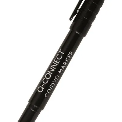 Marker Do Płyt Cd/Dvd Q-Connect 1mm (Linia) Czarny