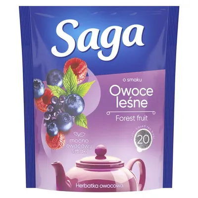 Herbata Saga Owoce Leśne 20 Torebek