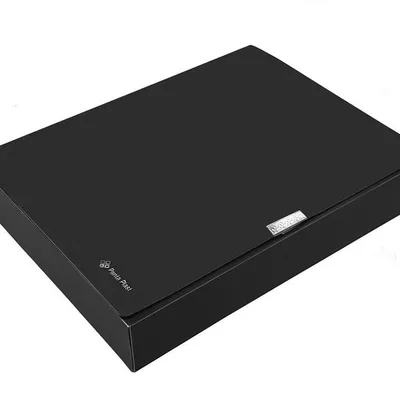 Teczka A4 box neon 55 mm czarna / Panta Plast