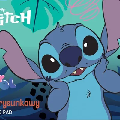Blok Rysunkowy A4 20k Biały Disney Stitch