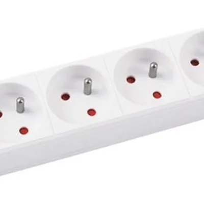 Przedłużacz Office Products 5 Gniazd 1,5M Z Uziemieniem I Wyłącznikiem Biały
