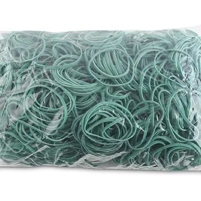 Gumki Recepturki Office Products Średnica 50mm 15X3mm 60% Kauczuku 1000G Zgrzewka Zielone
