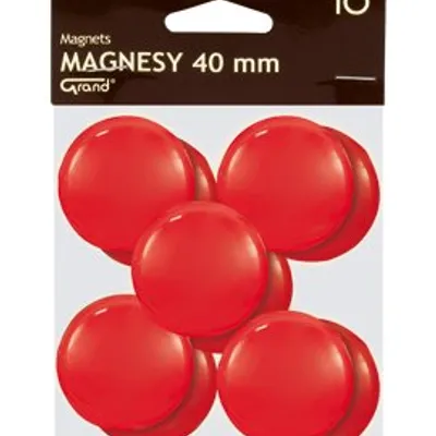 Magnes 40mm GRAND czerwony