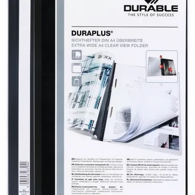 Skoroszyt Prezentacyjny A4+ Duraplus Czarny /Durable 257901