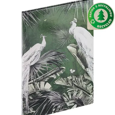 Brulion GRAND papier z recyklingu A4/96 kartek – linia