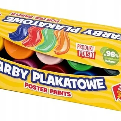 Farby plakatowe 20 ml x 12+2 kolory / Astra