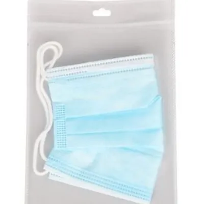 Antybakteryjne Etui Na Maseczkę Ze Smyczą 188X120 Mm Podwójna Kieszeń 10 Szt. Tarifold