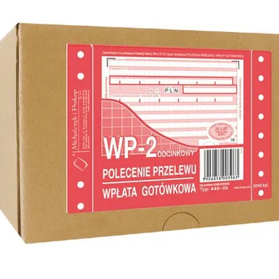 Polecenie Przel. Bank. A6 WP-2 (2-odc.) 2000kpl. 449-5 /MiP