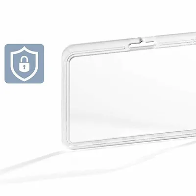 Etui do kart PERMANENT SAFE przezroczyste 10 szt. / Durable
